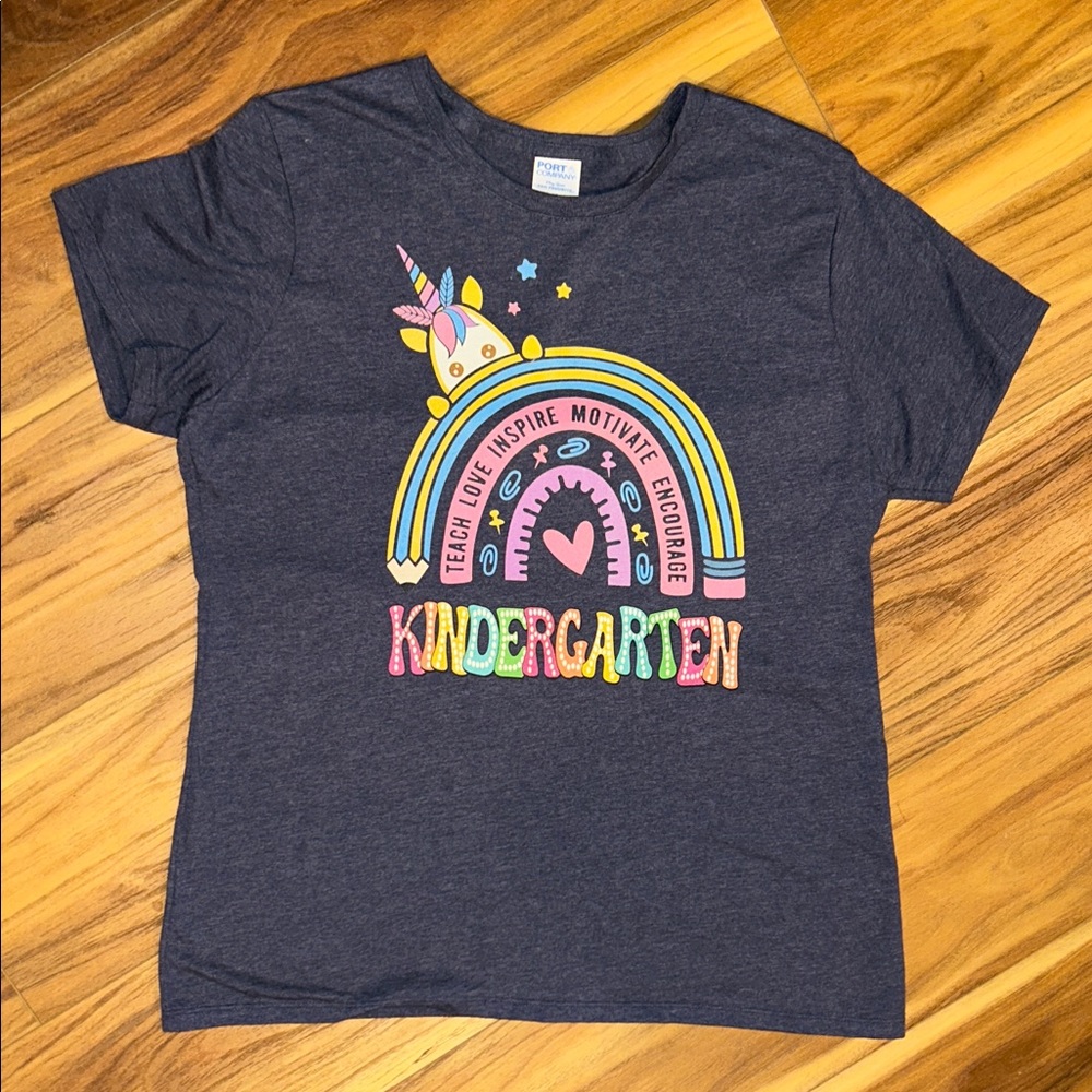 Unicorn Rainbow Kindergarten Women’s Shirt -